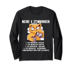 Witzige Geschenke Katze Ironie Schwarzer Humor Sarkastisch Langarmshirt von Lustige Tshirt Humor Sarkasmus Ironisch Witzig