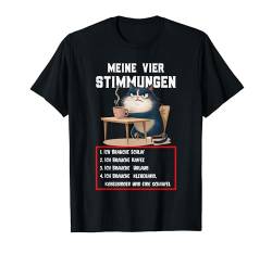 Witzige Geschenke Katze Ironie Schwarzer Humor Sarkastisch T-Shirt von Lustige Tshirt Humor Sarkasmus Ironisch Witzig