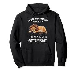 Witzige Geschenke Löwe Ironie Müde Büro Humor Sarkastisch Pullover Hoodie von Lustige Tshirt Humor Sarkasmus Ironisch Witzig