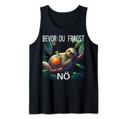 Arbeiten Witziger Lustiger Spruch Sprüche Faultier fun Büro Tank Top von Lustiger Faultier Spruch | Geschenk Herren & Damen