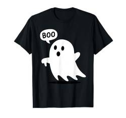 Daumen nach unten Geist schreit Boo Missbilligung Geist T-Shirt von Lustiger Halloween-Daumen-runter-Geist für Kinder