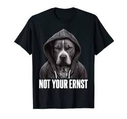 Pitbull Lustig Denglisch Geschenk I Pitbull Not Your Ernst T-Shirt von Lustiger Spruch I Tiere & Spaß I Damen & Herren