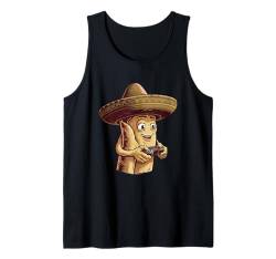 Lustiges Fast Food Gamer Burrito Gaming Pizza Zocken Zocker Tank Top von Lustiges Gaming Fast Food Kostüm Pommes Taco Essen