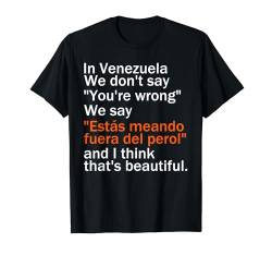 Venezuela Flagge Venezuela Herz Venezolanische Flagge T-Shirt von Lustiges Venezuela Herz Venezolanisches Geschenk