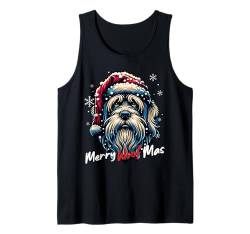 Weihnachtsmann Hund Weihnachten Männer & Frauen Tank Top von Lustiges Weihnachts Geschenk & Hunde Santa coming