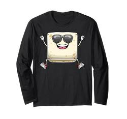 Tanzender Tofu für Veganer und Tofu-Liebhaber Langarmshirt von LuvTofuMal