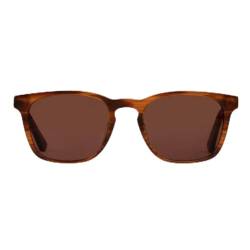 Luxreaders Bornholm Shiny Walnut +3.5 Sonnenbrille | Hergestellt aus hochwertigem Acetat | Quadratisches Brillengestell Skandinavisches Design von Luxreaders