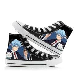 Anime Mashle: Magic and Muscles Sneakers, Lemon Irvine Schnür High Top Canvas Shoes, Freizeit Sport Schuhe Bedruckte Modische Street Trend Skateboardschuhe von Lzrong