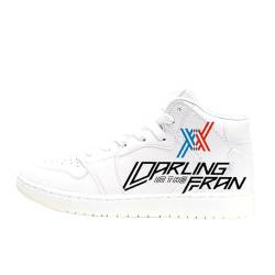 Darling in The FRANXX Fashion Sneaker, Anime Schuhe, 02/Zero Two Unisex Casual Freizeit Weiß Shoes, Ichigo High Top Sportschuhe Walkingschuhe, Code：015Leichtathletik Fußballschuhe von Lzrong