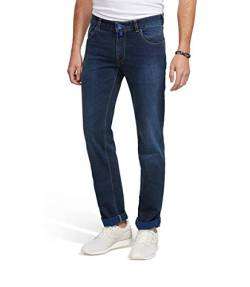 M 5 BY MEYER Herren Jeans Slim Fit - Five Pocket Denim, schmale Hose im Used Look, 18, 38W / 32L von M 5 BY MEYER