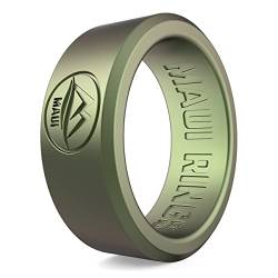 M MAUI RINGS Ring Herren Ring Silicone Wedding Ring for Men SOLID Ringe set Herren Schmuck Ringe Herren Geburtstags Geschenk Für Männer Geschenke Coole Sachen Silikon Ringe (Size 67 /US:12-21.39mm) von M MAUI RINGS