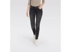 Skinny-fit-Jeans MAC "Dream Skinny" Gr. 36, Länge 32, grau (anthra fancy wash) Damen Jeans Röhrenjeans Hochelastische Qualität sorgt für den perfekten Sitz von MAC