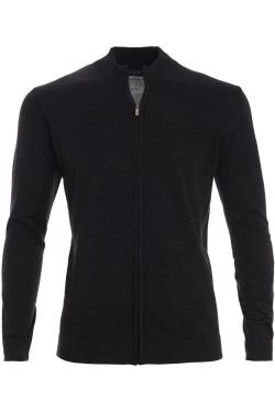 MAERZ Superwash Classic Fit Cardigan schwarz, Einfarbig von MAERZ