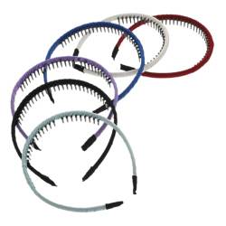 MAGICLULU 12 Stk Gezahntes Stirnband Aus Stoff Haarschmuck Für Nicht-haarbänder Wellenstirnbänder Make-up-stirnbänder Für Frauen Zähne Heim Fräulein Haargummi Kunststoff Koreanische Version von MAGICLULU