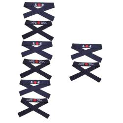 MAGICLULU 8 Stk Japanisches Haarband japanisches kochstirnband japanisches übungsstirnband hüte hutschachtel Sushi Krawatten für Männer Bushido-Stirnband Drachen Stirnband von MAGICLULU