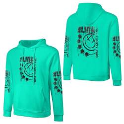 Blink Sweatshirt 182 Herren Baumwolle Kapuze Kapuzenpullover Hoodie Langarm Rundhals Hoody Merch Fans Top Für Männer von MAKMAN