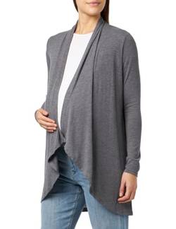 Mamalicious Damen MLANABELLA L/S Knit Cardigan A. Strickjacke, Black/Detail:Melange, Large von MAMALICIOUS