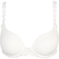 Avero Bügel-BH "Marie Jo", Blümchen, Ton-in-Ton-Karo, für Damen, weiß, 75E von MARIE JO