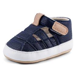 MASOCIO Baby Sandalen Junge Baby Schuhe Sommer Babyschuhe Sommerschuhe 0 Größe 18 Sandals 3-6 Monate Braun von MASOCIO