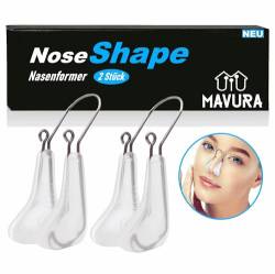 NoseShape Nasenformer Nose Shaper Clip Nasenlifterclip, Nasenclip Nasenheber Beauty Clips Silikon Nasenbrücke Nasenklammer von MAVURA