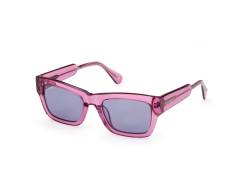 MAX&Co Damen MO0081 72V Gläser SONNENBRILLEN Acetat Rosa Blau Quadratisch Normal von MAX&Co