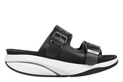 MBT LIKI Sandalen für Damen aus Leder mit Schnallenverschluss. Leichtes und bequemes Schuhwerk für Frühling Sommer. Physiologisches Schuhwerk für Komfort und Stabilität. Sandalen zum Anziehen von MBT