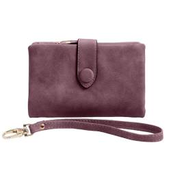 MEELYHOME Damen-Geldbörse, Leder, Münzgeldbörse, Kartenhalter, kurze Brieftasche von MEELYHOME