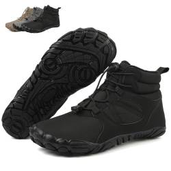 MEIION draussenfeet Dicke Winter-Schneestiefel Außenbereich Warme Bergsteigerschuhe Rutschfester & Wasserdichter Barfußschuh für den Winter Unisex Barfußschuhe Winter, Gefütterte von MEIION