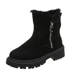 MEIION valenzia Snowflake Pro - schmerzlindernde & wärmende winterstiefel warme Ankle Boots für Herbst & Winter, ideal für Schnee und Komfort von MEIION