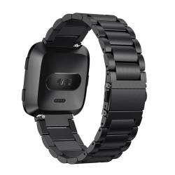 MENGKE Edelstahl-Armband, kompatibel mit Versa/Lite/Versa2 Smartwatch-Ersatzband 316L Metallarmband für Versa 2, Einheitsgröße, Achat von MENGXIU