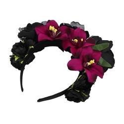 MERRYHAPY 1 PC Party Kopfschmuck Rose Hair Hoop Halloween Kopfbedeckung Für Halloween von MERRYHAPY