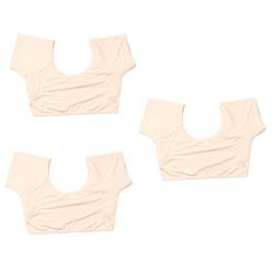 MERRYHAPY 3st Schweißpads Unter Den Achseln Sportshirts Für Damen Tanktop Für Sportliche Damen Beschützer Schweiß-achselpads Für Mädchen Atmungsaktive Shirts Für Damen Schweiß Pad Milchseide von MERRYHAPY