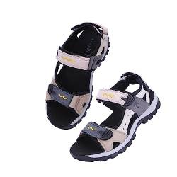 MGGMOKAY Damen Sportliche Sandalen Offene Zehe Wandern Outdoor Sandalen Sport Casual Strand Sandalen,Schwarz,41 von MGGMOKAY