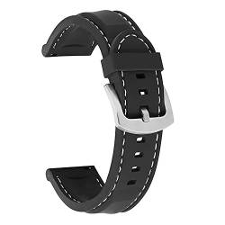 MGTCAR Uhrenarmband für Garmin Venu 2 Plus 2S Vivoactive 3, Silikon-Armband für Garmin Vivoactive 4S 4 Forerunner 245, 18, 20, 22 mm, For Vivoactive 3, Achat von MGTCAR