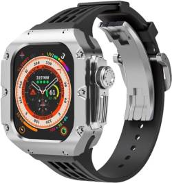 MGTCAR Uhrengehäuse aus Titanlegierung und Uhrenarmband, Upgrade-Kit, für Apple Watch Ultra 2, 49 mm, RM-Stil, Herren-Ersatzband mit Metallrahmen, For Ultra 2, Achat von MGTCAR