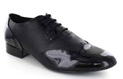 MINITOO Herren Tanzschuhe Standard & Latein Dance Schuhe Schwarz EU 46 von MINITOO