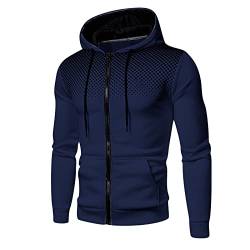 MJIQING Sale Angebote Hoodie Herren Langarm Sweatjacke Mit Reißverschluss Casual Sweatshirt Jacke Zip Up Hoodies Männer Leicht Kapuzenjacke Outdoor Sportjacke Kapuzenpullover Warm Übergangsjacke von MJIQING