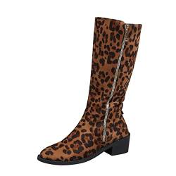 Winterstiefel Damen Damen Winterstiefel Wasserdicht Warm Gefütterte Schneestiefel Winterschuhe Winter Kurzschaft Stiefel Boots Schuhe Leichte Gummistiefel Gummistiefel 40 Regenstiefel Damen Warm von MJISG