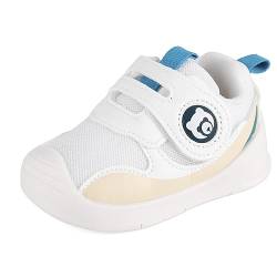 MK MATT KEELY Baby Schuhe Jungen Mädchen Lauflernschuhe Baby rutschfest Shoes with Weiche Sohle,Weiß,EU20(CN17) von MK MATT KEELY