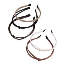 MOBUTOFU 5 Stück Haar Accessoires Dünnes Stirnband Für Mädchen Stirnbänder Für Frauen Knoten Stirnbänder Niedliche Stirnbänder Damen Stirnbänder Haarbänder Für Damen Haar Stirnband von MOBUTOFU