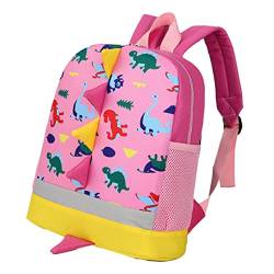 MOBUTOFU Kinder Rucksack Dinosaurier Design Vorschultasche Für Jungen Schulter Büchertasche Mit Verstellbaren Gurten Ideal Für Kindergarten Und Tagesausflüge von MOBUTOFU