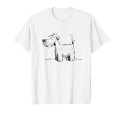 Lustiges Hundemotiv für Schnauzer oder Terrier Liebhaber T-Shirt von MODARTIS - Lustige Hundemotiv T-Shirts & Geschenke