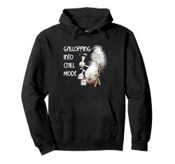 Chillendes Pferd Mit lustigem Pferde Spruch Pullover Hoodie von MODARTIS