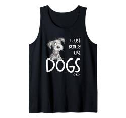 I Just Really Like Dogs Für Hunde Liebhaber Hunde Spüche Tank Top von MODARTIS