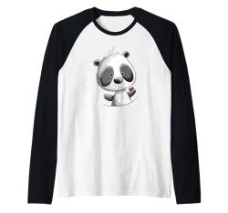 Lustiger Panda I Pandabär Comic I Panda Fun Cartoon Raglan von MODARTIS