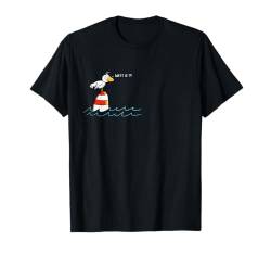 Watt Is Möwe Im Meer Nordsee Urlaub Spruch Fun T-Shirt von MODARTIS