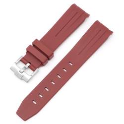 MOHDHAF-Für Omega Swatch Joint Planet Serie Mond Mercury Gebogenes Gummiband Für Moonwatch Uhr Gebogen Keine Lücke Gummiband Männer Frauen 20MM Uhrenarmbänder（Ff-20 mm） von MOHDHAF