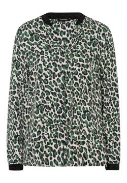 Bluse, Leoprint von MORE & MORE