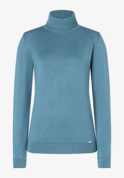 Rollkragenpullover, greyblue, Herbst-Kollektion von MORE & MORE