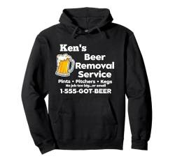 Ken's Beer Removal Service Lustiger Knebel für Herren, witzige Neuheit Pullover Hoodie von MPL Funny Beer Tees